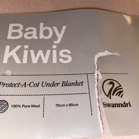 Swanndri Baby Kiwis Blanket‎ 100% New Zeland Wool Throw 70cm- 90 cm 28in x 36in - Picture 5 of 6